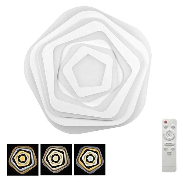 Ecolite WALP05-80W/LED - LED Plafonieră dimmabilă DRAGO LED/80W/230V + Telecomandă