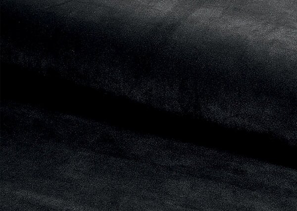 Scaun KAYLA, stofa catifelata neagra/negru, 49x46x84 cm