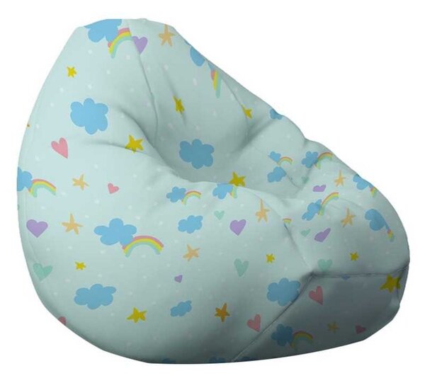 Fotoliu Nirvana Gigant, Material Impermeabil - Rainbow Wishes
