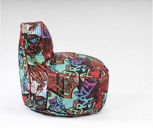 Fotoliu OK Junior, Material Impermeabil - Street Art