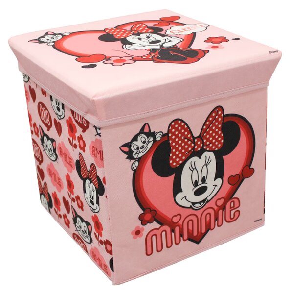 Cutie de depozitare pentru jucarii MINNIE MOUSE 30x30 cm roz