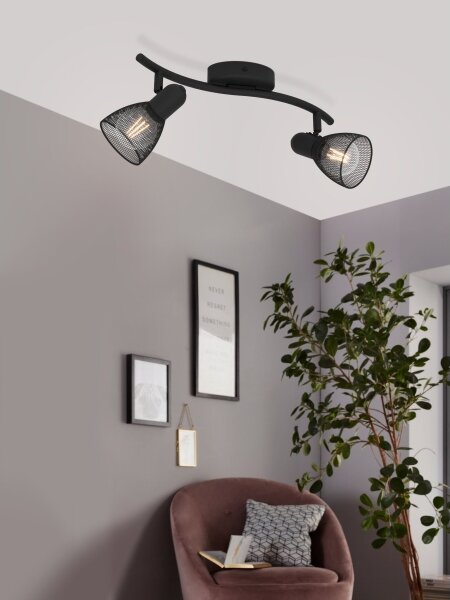 Eglo 98622 - Lampă spot CAROVIGNO 2xE14/40W/230V