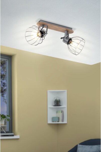 Eglo 98135 - Lampă spot SAMBATELLO 2xE27/40W/230V