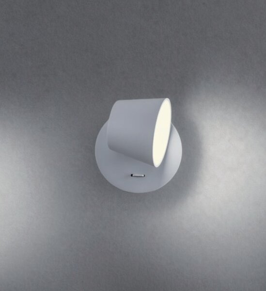 Redo 01-1738 - Aplică perete LED SHAKER LED/6W/230V alb