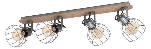 Eglo 98137 - Plafonieră cu spoturi SAMBATELLO 4xE27/40W/230V