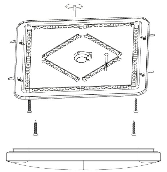 Eglo 98449 - Plafonieră LED FRANIA-S LED/49,5W/230V
