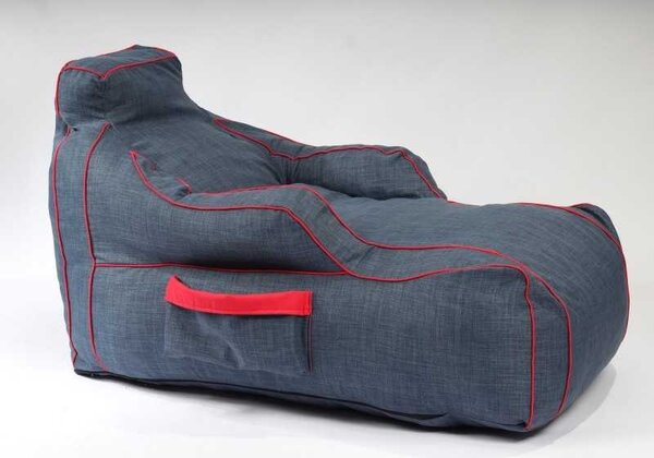 Fotoliu Player, Material Textil - Blue Denim