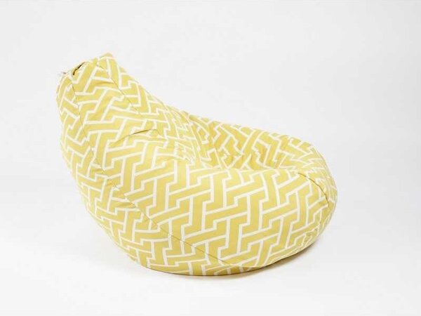 Fotoliu Nirvana Hobbit Pufrelax, Material Textil - Zippity Yellow