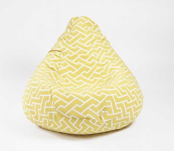 Fotoliu Nirvana Hobbit Pufrelax, Material Textil - Zippity Yellow