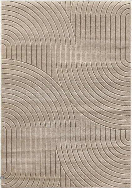 Covor Sufragerie Dormitor, Model Oksi 38025 202, Bej 60x110