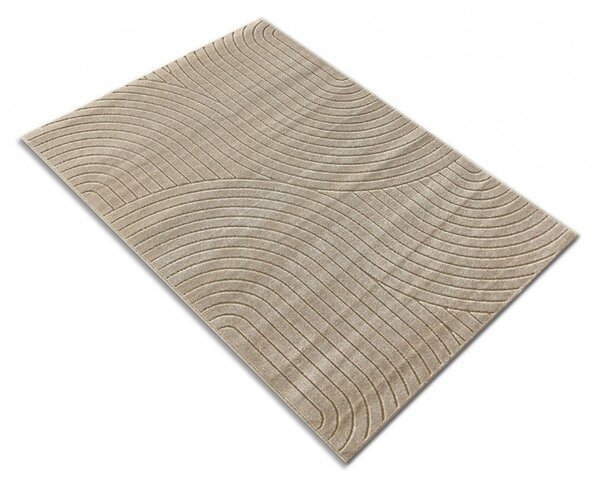 Covor Sufragerie Dormitor, Model Oksi 38025 202, Bej 60x110