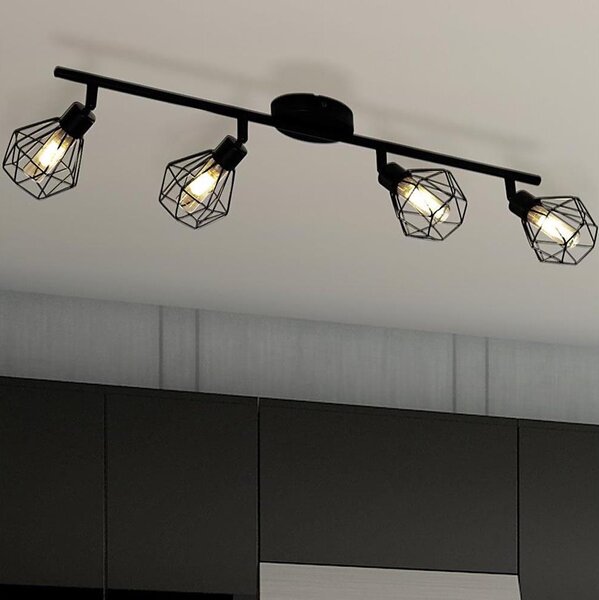 Eglo 55301 - Spot LED ZAPATA 4xG9/3W/230V negru