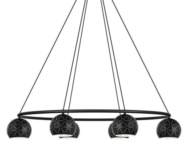 Eglo 98456 - Lustră pe cablu CANTALLOPS 6xE14/40W/230V