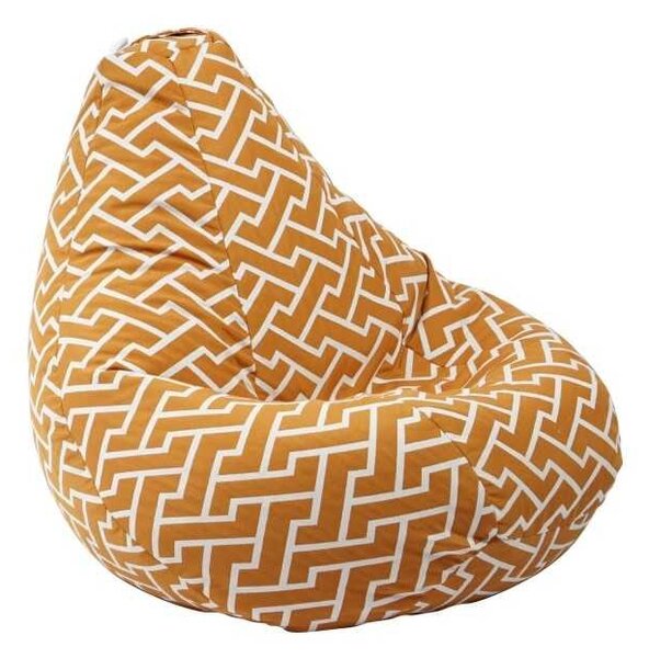 Fotoliu Nirvana Hobbit Pufrelax, Material Textil - Zippity Orange