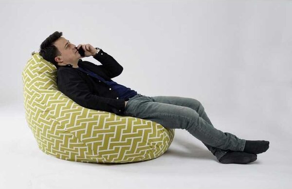 Fotoliu Nirvana Grande, Material Textil - Zippity Green