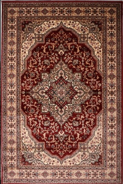 Covor Clasic Sufragerie, Model Lotos 15082 210, Rosu 60x110