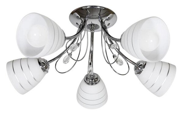 Lustră aplicată SIMPLI 5xE27/40W/230V