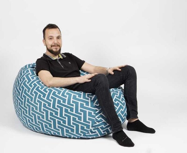 Fotoliu Matusalem, Material Textil - Zippity Turquoise