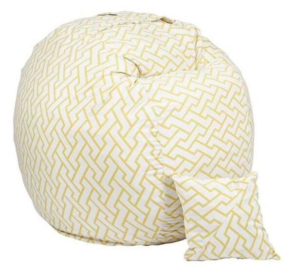 Set Fotoliu King Size cu Perna, Material Textil - Zappity Yellow