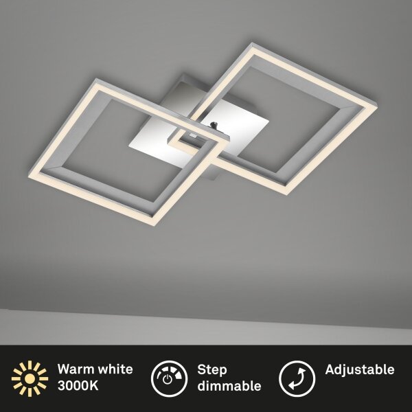 Lustră LED dimabilă aplicată FRAME 2xLED/11W/230V Brilo