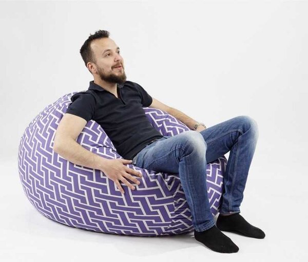 Fotoliu Matusalem, Material Textil - Zippity Purple