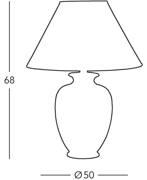 Lampă de masă GIARDINO 1xE27/100W/230V Kolarz 0014.75