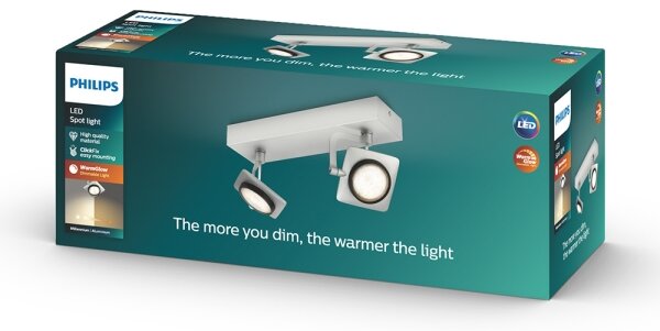 Philips 53192/48/P0 - Spot LED MILLENNIUM 2xLED/4,5W/230V
