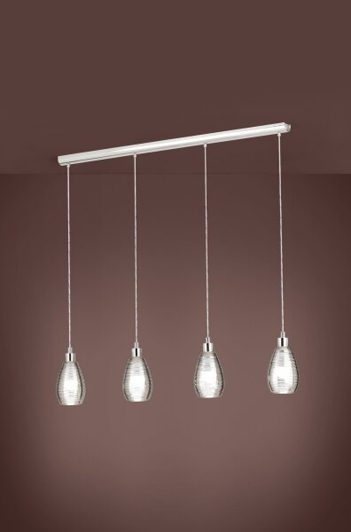 Eglo 39504 - Lustră pe cablu SIRACUSA 4xE27/60W/230V