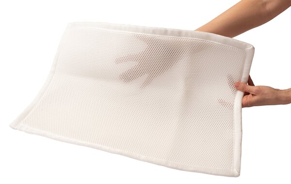 Perna antireflux Kidizi cu husa din muselina si topper antitranspiratie 3D Airflow 30x38 cm Kidizi