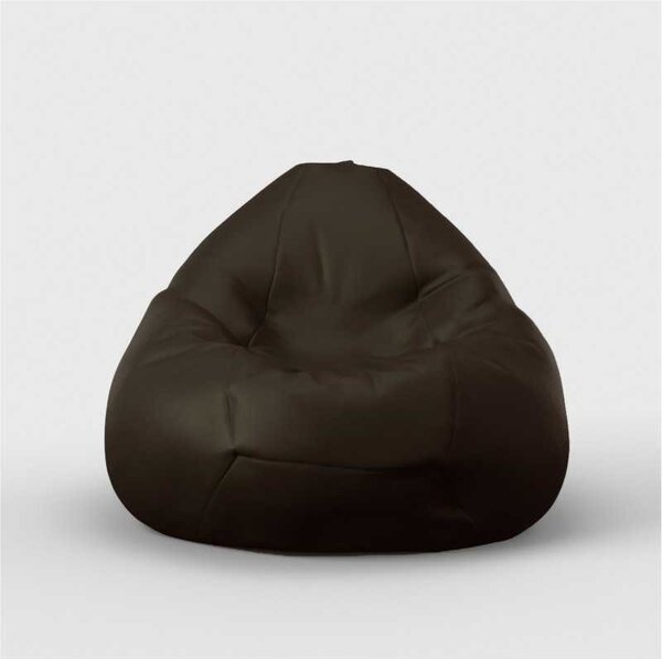Fotoliu Nirvana Grande, Material Piele ecologica - Chocolate