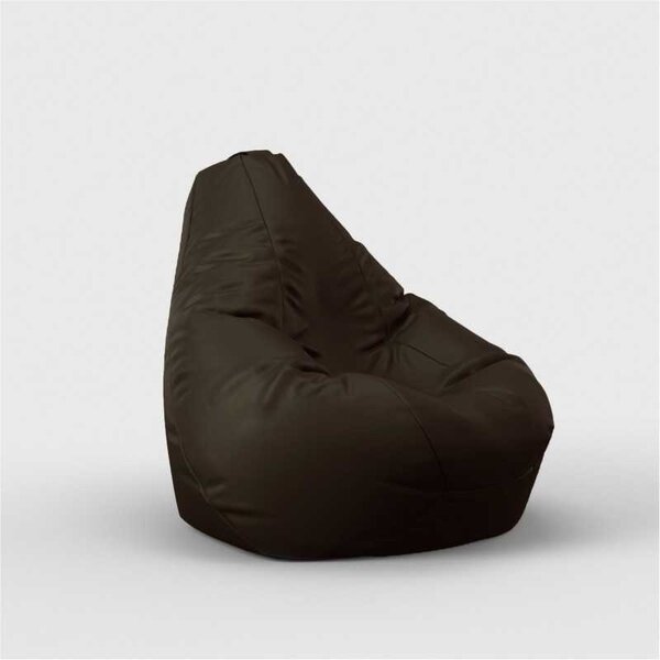 Fotoliu Nirvana Hobbit Pufrelax, Material Piele ecologica - Chocolate