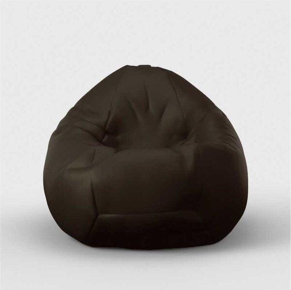 Fotoliu Nirvana Gigant, Material Piele ecologica - Chocolate