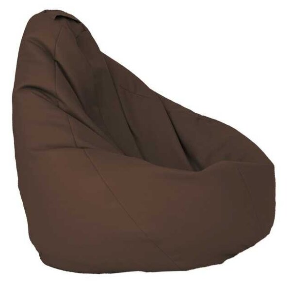 Fotoliu puf copii, Nirvana Light Pufrelax, Material Piele ecologica - Chocolate
