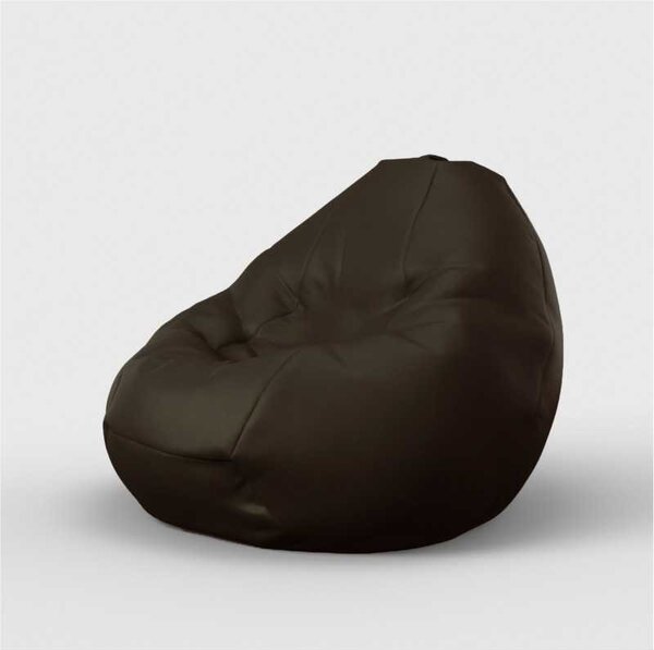 Fotoliu Nirvana Grande, Material Piele ecologica - Chocolate
