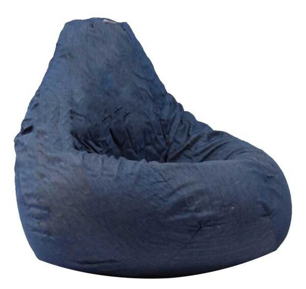 Fotoliu Nirvana Hobbit Pufrelax, Material Textil - Blue Denim