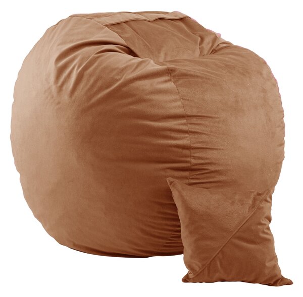 Set Fotoliu King Size cu Perna, Material Textil - Terracotta Orange