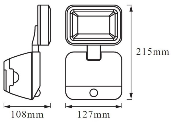 Ledvance - LED Aplică perete exterior cu senzor BATTERY LED/4W/6V IP54