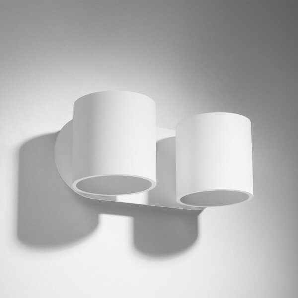 Sollux SL.0659 - Aplica de perete ORBIS 2xG9/40W/230V albă