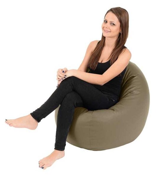 Fotoliu Relaxo, Material Impermeabil - Cappuccino