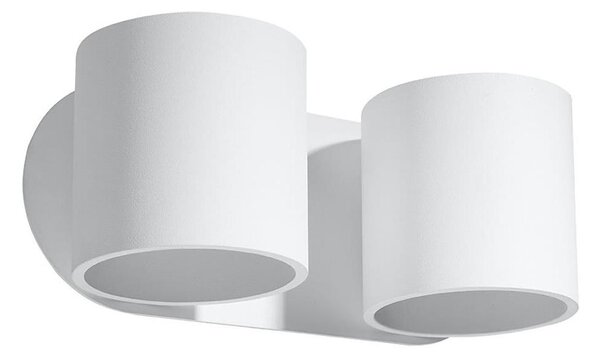 Sollux SL.0659 - Aplica de perete ORBIS 2xG9/40W/230V albă