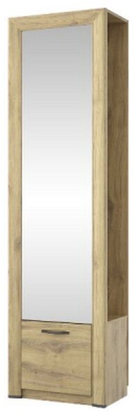 Dulap hol SAPORI, stejar navarra, PAL laminat, 60x36x217 cm