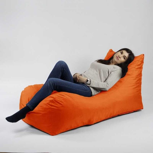 Fotoliu Looloop Pufrelax, Material Impermeabil - Neon Orange