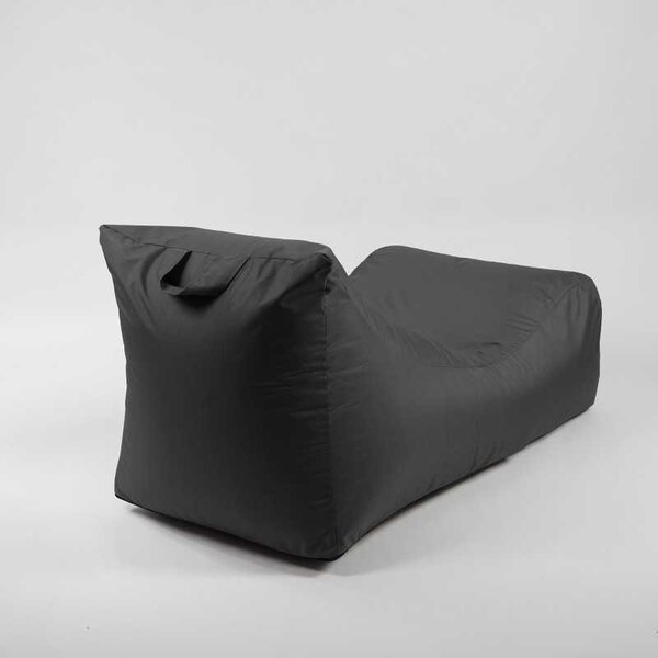 Fotoliu Looloop Pufrelax, Material Impermeabil - Gri inchis