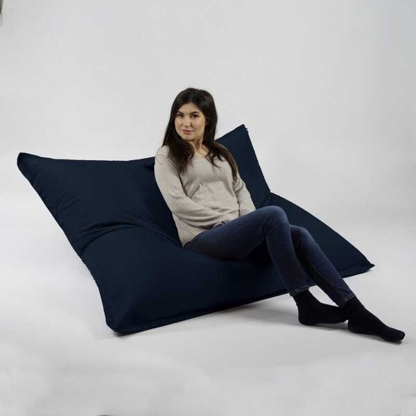 Fotoliu tip Perna Magic Pillow, Material Impermeabil - Bleumarin