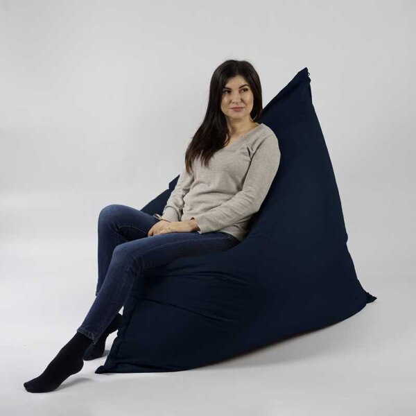 Fotoliu tip Perna Magic Pillow, Material Impermeabil - Bleumarin