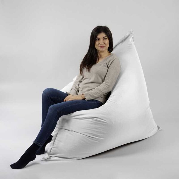 Fotoliu tip Perna Magic Pillow, Material Impermeabil - Alb