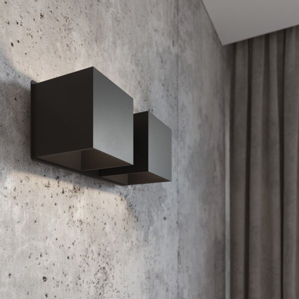 Sollux SL.0657 - Aplica de perete QUAD 2xG9/40W/230V negru