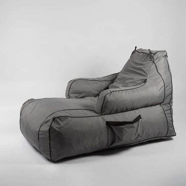 Fotoliu Player Pufrelax, Material Impermeabil - Grey