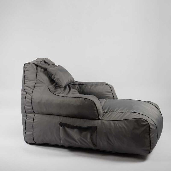 Fotoliu Player Pufrelax, Material Impermeabil - Grey
