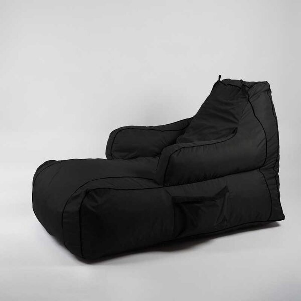 Fotoliu Player Pufrelax, Material Impermeabil - Negru